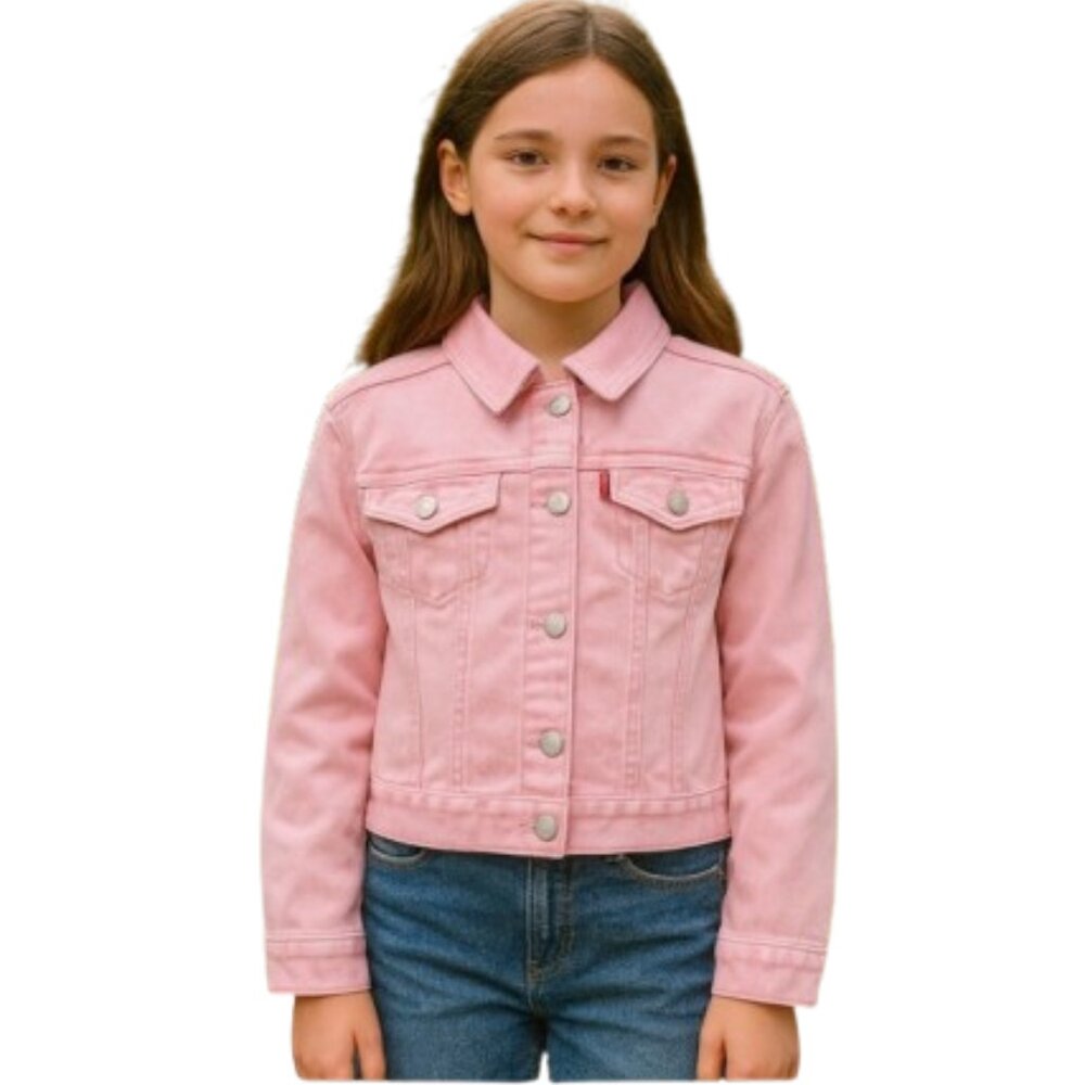 Levi's Kids' Utility Denim Trucker Jacket SZ Med 10-12 YRS NEW With Tags